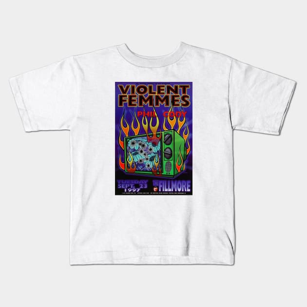 Violent Femmes Rebel Kids T-Shirt by WikiDikoShop